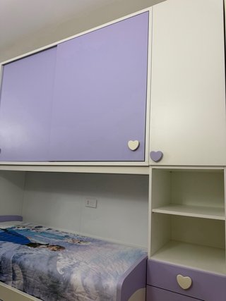 Cameretta a ponte con2letti(1estraibile+materasso)