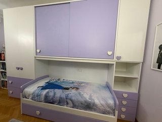 Cameretta a ponte con2letti(1estraibile+materasso)