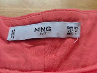 Pantalón corto Mango mujer rosa