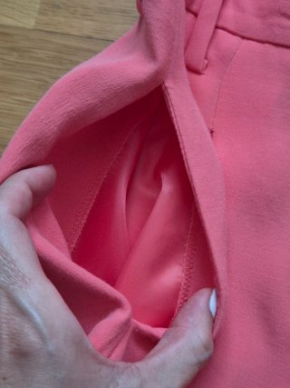 Pantalón corto Mango mujer rosa