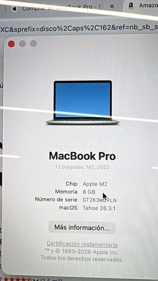 MacBook Pro 13 M2 2022 8GB RAM 2022