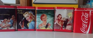 Pack 5 Pitilleras Metálicas Coca-Cola