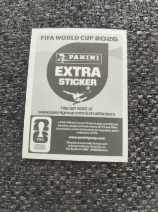 Cromo Lionel Messi Panini Extra Sticker