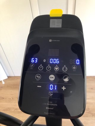 Bicicleta Elíptica con Pantalla y Pulsómetro