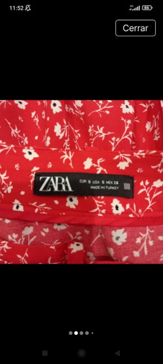 Falda pantalón Zara Talla S
