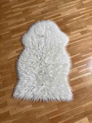 Alfombra blanca 100x60cm