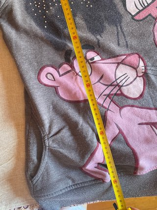 Sudadera Pink Panther gris