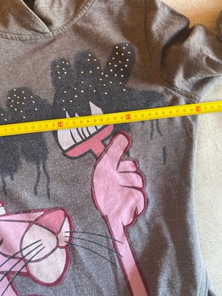 Sudadera Pink Panther gris