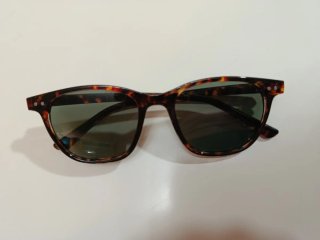 Occhiali da sole donna tartaruga e verde