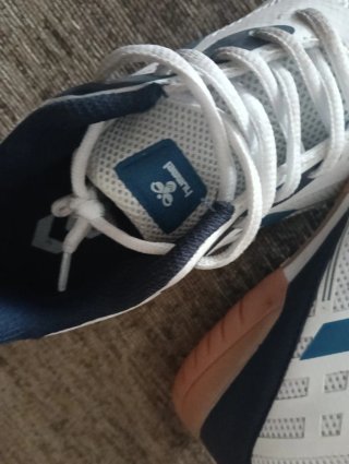 Zapatillas Hummel Blancas y Azules