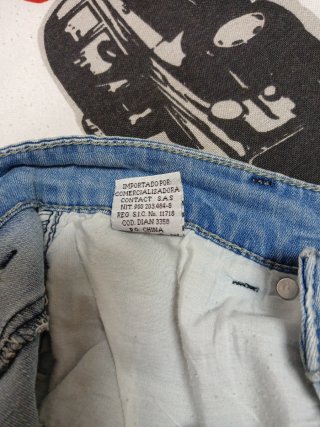 Pantalón tejano vaquero azul