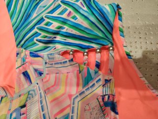Trikini multicolor con estampado geométrico