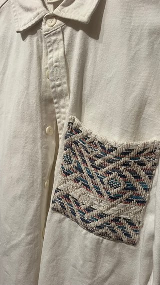 Camisa Pull&Bear Blanca Talla M