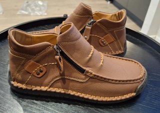 Zapatos marrones de piel