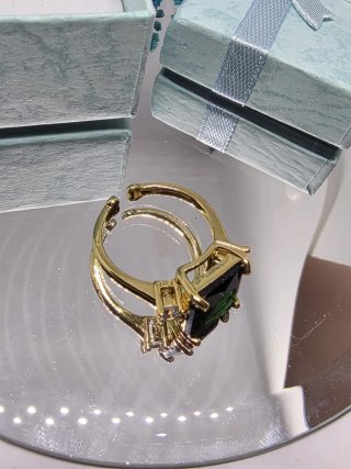 Anillo Oro Azul