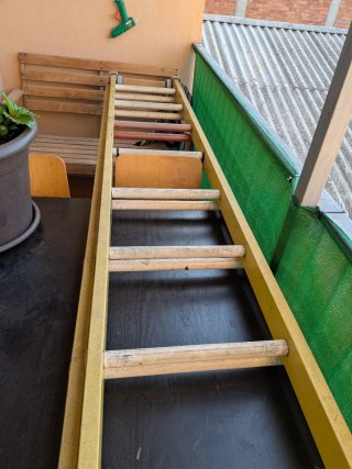 Escalera de fibra
