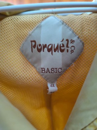Chaqueta tipo safari Porque! Talla 44