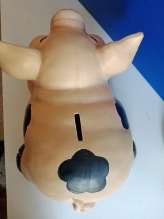 HUCHA CERDO GIGANTE . CERÁMICA
