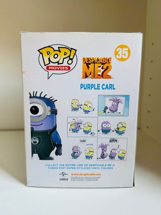 Funko Pop Minion Purple Carl 35 Despicable Me 2