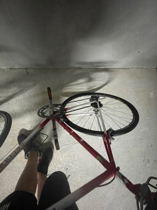 Bicicleta de carretera antigua
