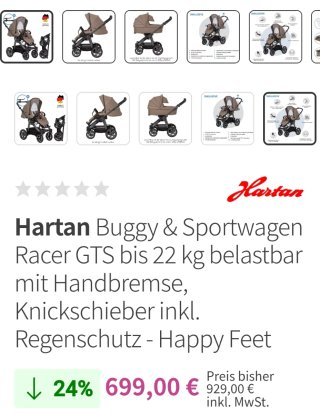 Carro de bebé Racer G