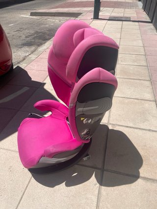 Silla coche bebé Cybex rosa