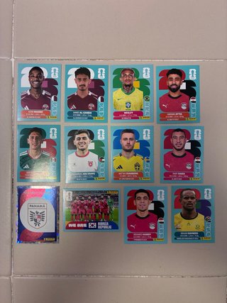Lote Stickers Mundial 2026 Panini
