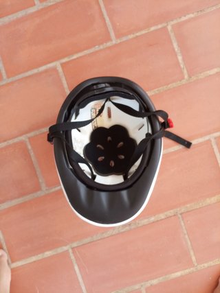 Casco de equitación rosa
