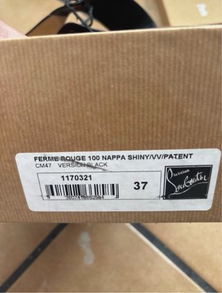 Christian Louboutin Nappa Talla 37