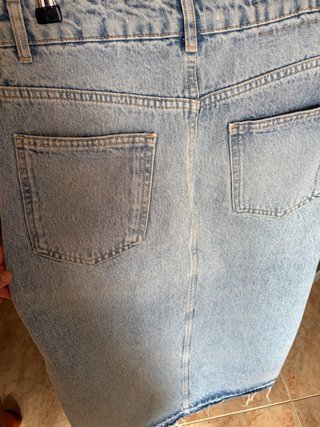 Falda vaquera larga Pull&Bear Talla XS