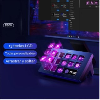 ULANZI D200 Controlador Estudio 13 Botones LCD