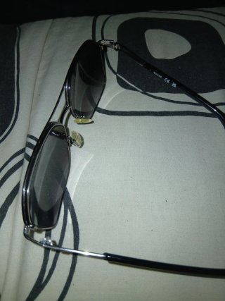 Gafas de sol aviador plateadas
