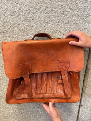 Maletín de cuero grande alta gama