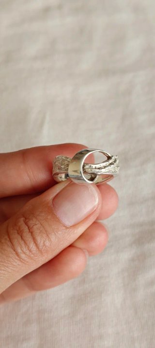 Anillos de diseño, plata