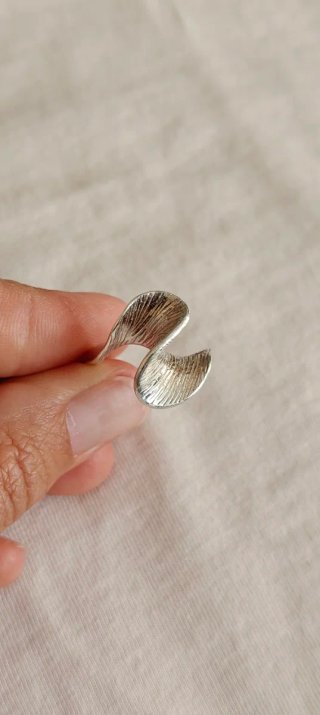 Anillos de diseño, plata