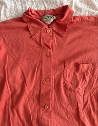 Camisa manga corta vintage - Talla S/M