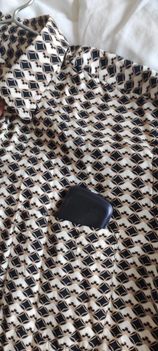 Camisa estampada hombre