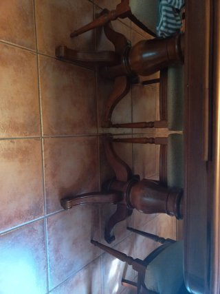 Mesa comedor extensible madera