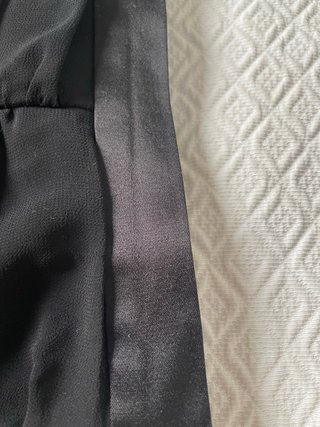 Minifalda H&M negra fruncida