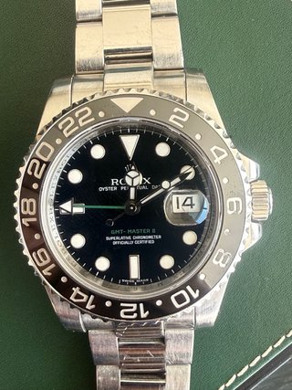 Rolex GMT Master II 116710LN 40mm Negro No box