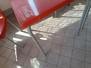Set Tavolo + 4 Sedie Coca Cola