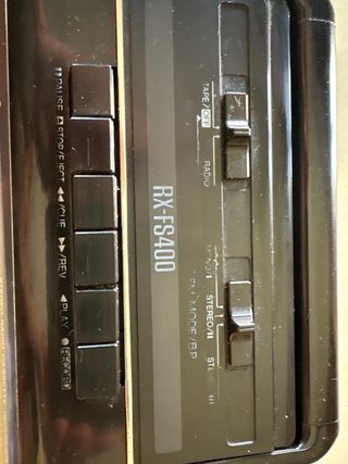 Radio Casete Panasonic Negro