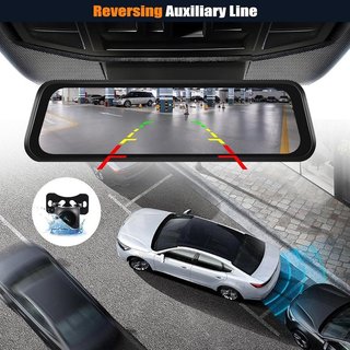 Retrovisor 9.66 plg Dash Cam 4K NUEVO