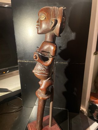Figura Arte Africano Madera Tallada