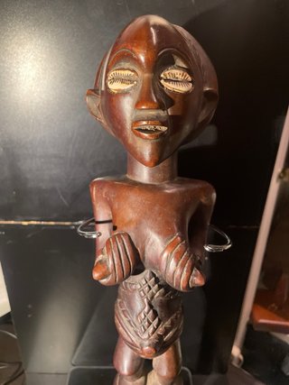 Figura Arte Africano Madera Tallada