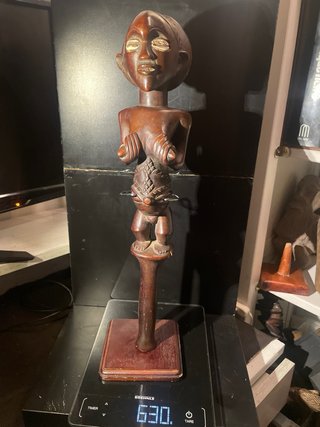 Figura Arte Africano Madera Tallada