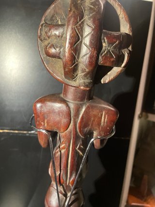 Figura Arte Africano Madera Tallada