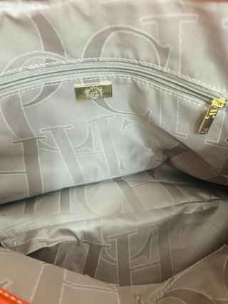 Bolso Carolina Herrera Marrón y Naranja