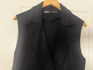 Chaleco Zara Mujer Negro
