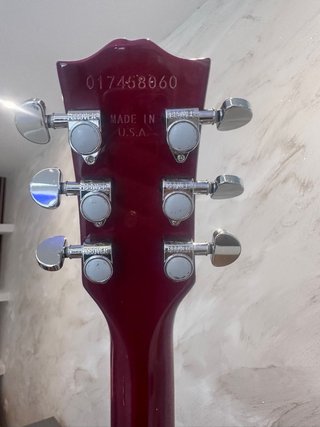 Guitarra Eléctrica Roja Estilo Gibson ES-335